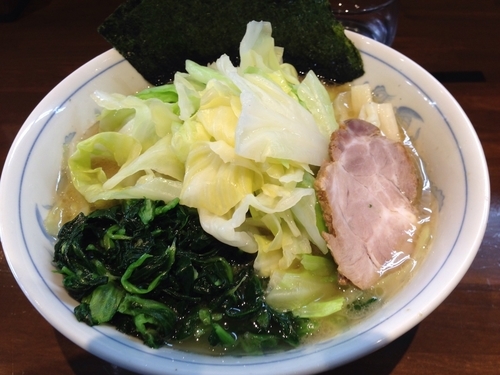 「キャベツラーメン」@横浜家系ラーメン 中島家の写真