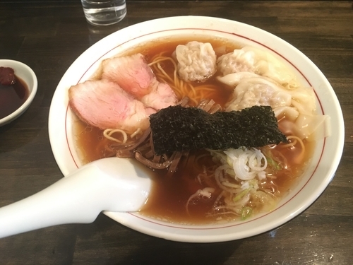 「ワンタンめん（３個入り）」@よってていの写真