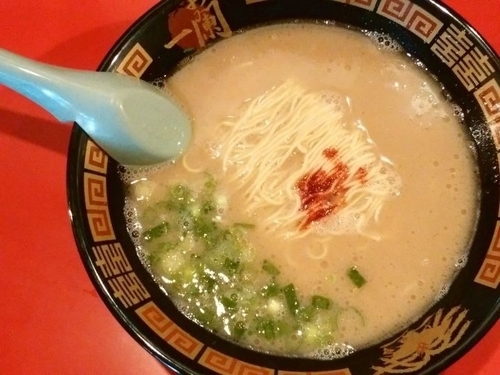 「天然とんこつラーメン」@一蘭 本社総本店の写真