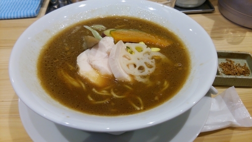 「鶏白湯みそSOBA」@銀座 篝 アトレ浦和店の写真