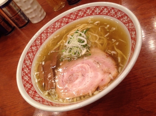 「白だしそば」@支那そば しんばの写真