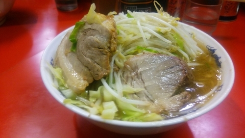 「大ラーメン ニンニク多め」@ラーメン二郎 松戸駅前店の写真