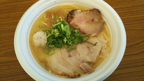 「中華蕎麦 とみ田「山水地鶏そば」」@東京ラーメンショー2016の写真