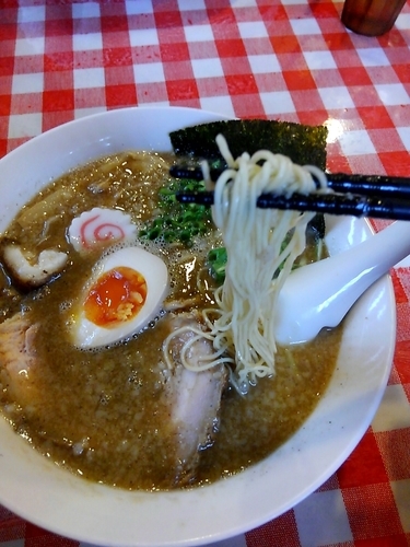 「こってり中華そば細麺」@らー麺Chopの写真