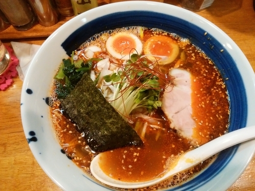 「辛煮干しそば（細麺ver）」@麺屋 鶏口の写真