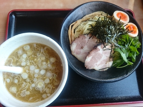 「塩煮干しつけ麺（細麺ver.） ￥750」@麺屋 鶏口の写真