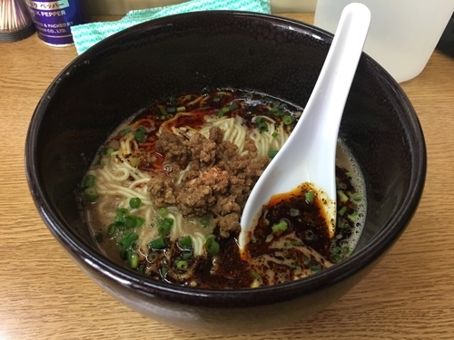 「担々麺（750円+替え玉150円）」@雅龍の写真