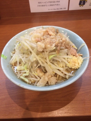 「小ラーメン(ニンニクマシアブラカラメ)」@ラーメンBoo Boo太郎。の写真