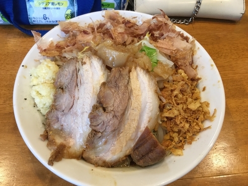 「まぜそば」@麺屋豚道場の写真