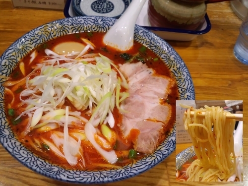 「ドラゴンラーメン味玉スーパードラゴン級8​30円」@満州軒 プララ店の写真