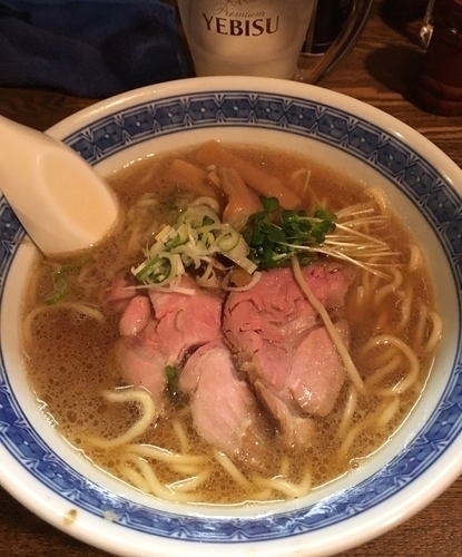 「らーめん ¥700  & 肉ちょい増し ¥150」@燦燦斗の写真