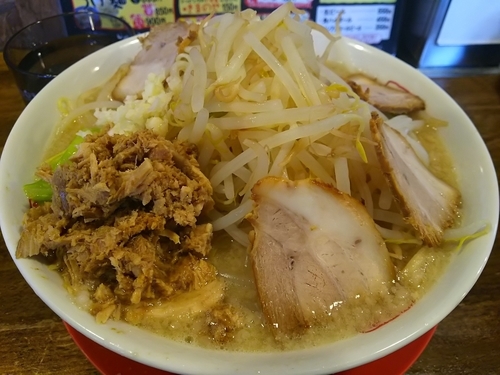 「たすろうラーメン　中 ２玉」@きまはち家 たすろう商店の写真