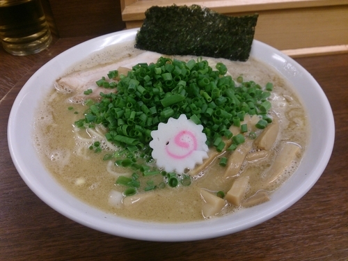 「とろりそば＋青ねぎ」@つけめん 三三㐂の写真