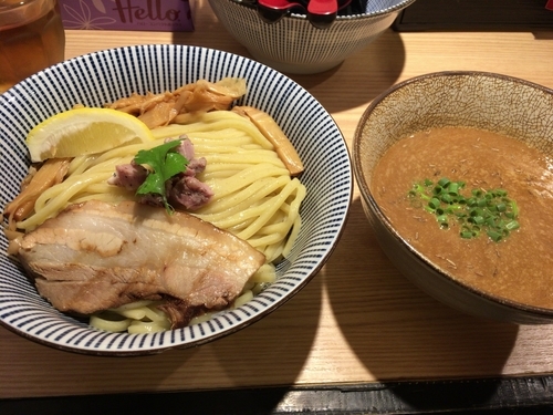 「ラム豚骨つけめん 780円」@自家製麺 MENSHO TOKYOの写真