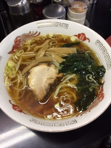 「ラーメン　650円」@中国手打拉麺 馬賊 浅草本店の写真