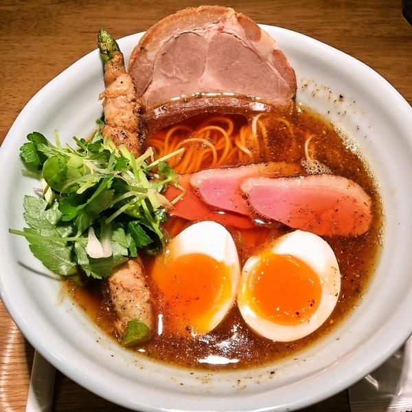 黒＋アスパラ肉巻き