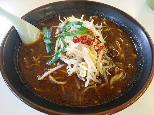 「台湾ラーメン　（大盛り：サービス券）」@くるまやラーメン 松本渚店の写真