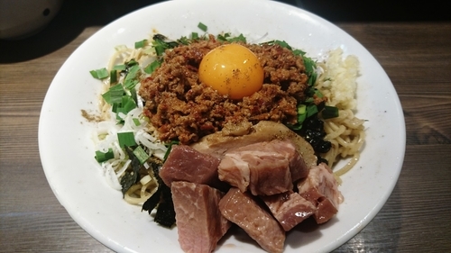 「【月曜限定】台湾細まぜそば」@つけ麺 一燈の写真