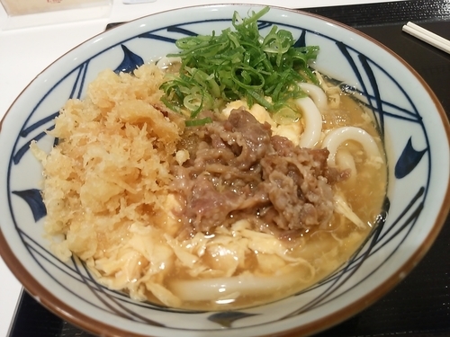 「肉たまあんかけうどん(並盛)590円→290円」@丸亀製麺 イーサイト高崎店の写真