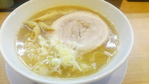 「鶏白湯ラーメン（大盛）+半ライス」@麺屋 瑞風の写真