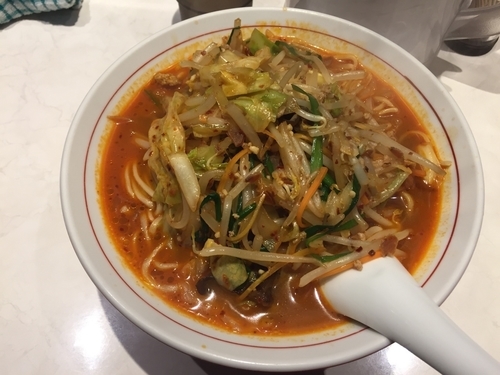 「辛 辣麺(大盛)」@タンメン だいはちっこの写真