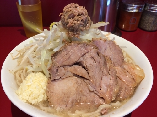 「小ラーメン 麺少なめ ¥700」@ラーメン二郎 荻窪店の写真