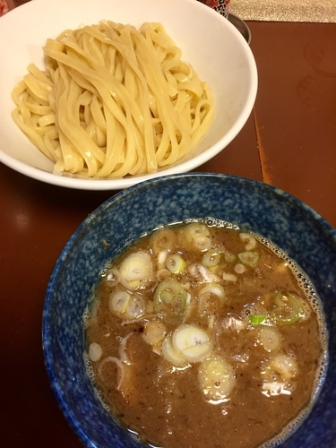 「＜夜の部＞ 魚介豚骨つけめん（平打麺ver）￥830」@ラーメン ひかりの写真