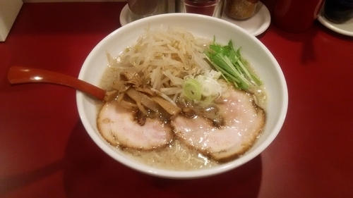 「塩ラーメン＋モヤシ」@らーめん 味里 misatoの写真