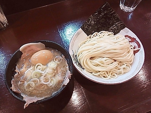 「味玉肉汁つけ麺 豚アサリ＋チーズご飯」@らーめん 五ノ神精肉店 煮干し編の写真