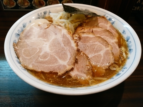 「チャーシュー麺＋味玉」@つけ麺処 大勝彦の写真