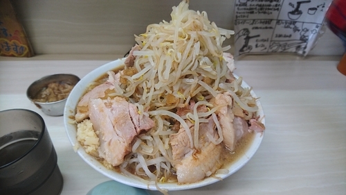 「豚ダブル(1100円)」@ラーメン荘 歴史を刻め 本店の写真