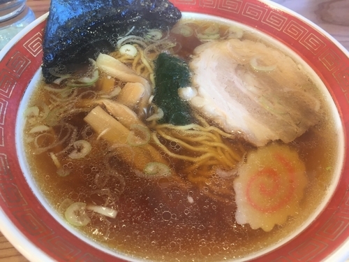 「浜田屋中華そば600円」@中華そば 浜田屋 県庁店の写真