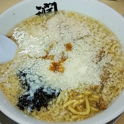 「中華そば（大脂）６８０円」@王道!! 背脂煮干中華そば 潤の写真