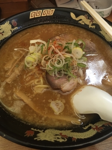 「味噌ラーメン972円」@さっぽろラーメン 桑名 時計台通本店の写真
