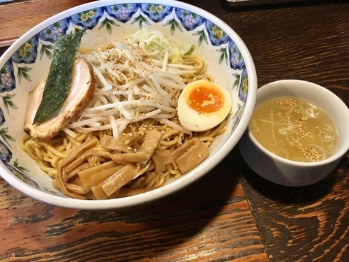 「油麺 大 (スープ付) ¥750」@油麺専門店 江川亭 三鷹大沢店の写真