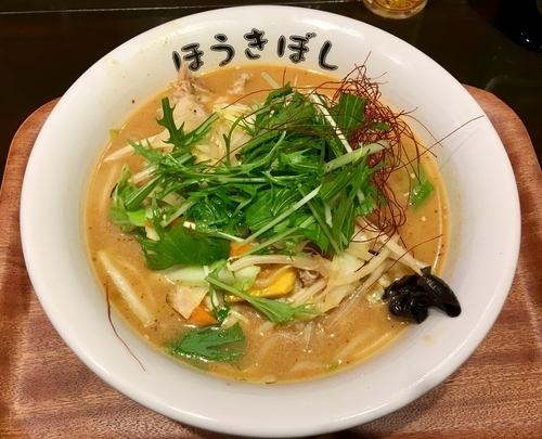 「辛口味噌タンメン 900円」@自家製麺 ほうきぼし 茅ケ崎店の写真
