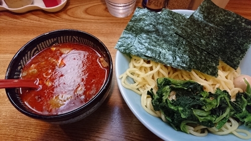 「辛つけ麺」@横濱家系ラーメン 大倉家 亀戸本店の写真