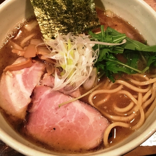 「濃い出汁そば」@日本橋 製麺庵 なな蓮の写真