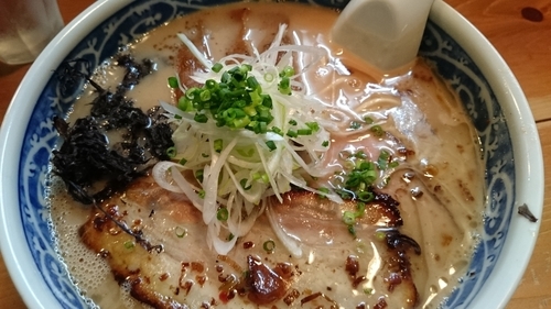 「とんこつラーメン￥650」@愚直の写真