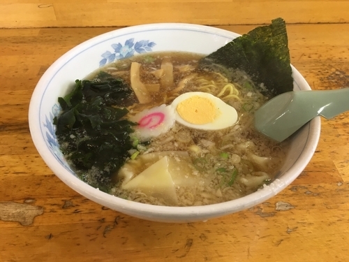 「ワンタンメン」@てんぐらーめん 甲府後屋店の写真