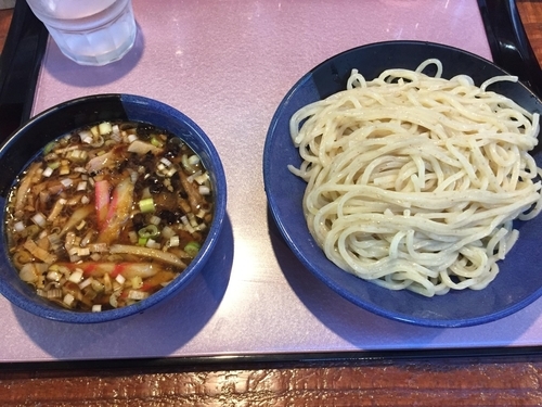 「つけそば 並(750円)」@煮干し背脂極太手もみ麺の店 一本勝負の写真