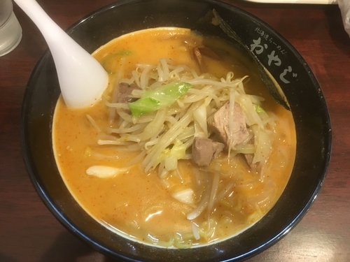 「辛っ風麺900円（辛味噌）」@北海道らーめん おやじ 町田店の写真