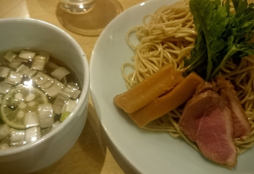 「鴨つけそば＋大盛り」@紫 くろ㐂の写真