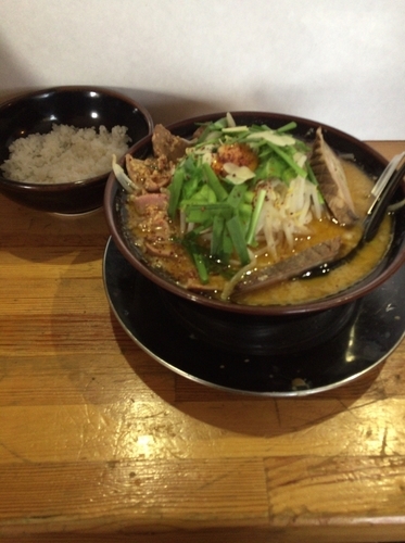 「牛モツラーメン」@麺屋 たかの写真