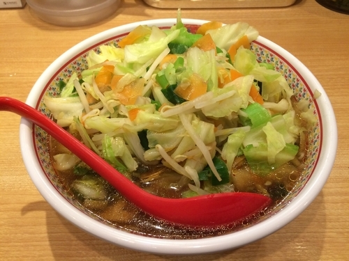「野菜いっぱいラーメン」@どうとんぼり神座 東京ドームシティ店の写真