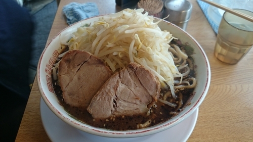 「みそらーめん（野菜増し・ニンニク）：800円」@肉汁らーめん 公 kimiの写真