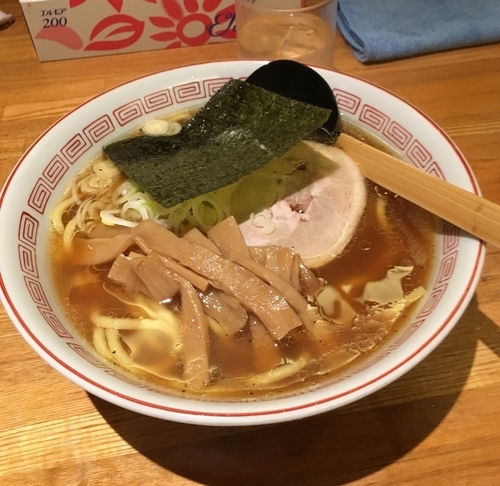 「醤油ラーメン（濃い目￥780）」@つけ麺屋 利平の写真