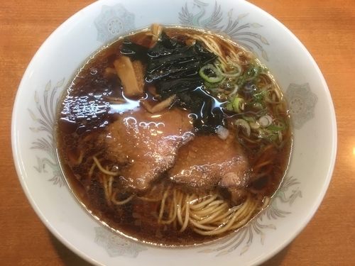 「醤油ラーメン650円」@尾道ラーメン 正ちゃんの写真