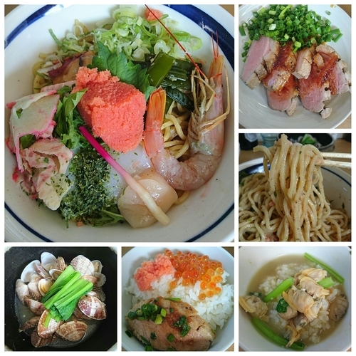 「【七周年限定②】明太子和え蕎麦 海物語（S）」@MENYA 食い味の道有楽の写真