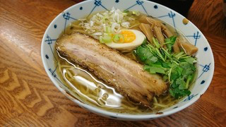 「和風柚子柳麺＋味玉」@麺屋ひょっとこの写真